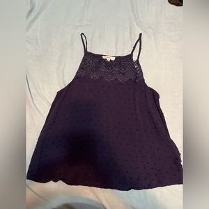 Small navy tank top